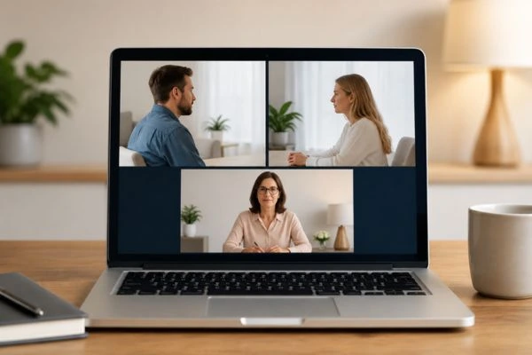 Image of online shuttle mediation New Milton