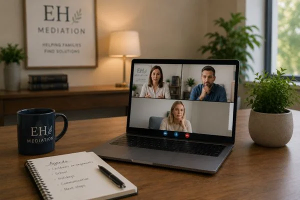 child access mediation New Milton online meeting.
